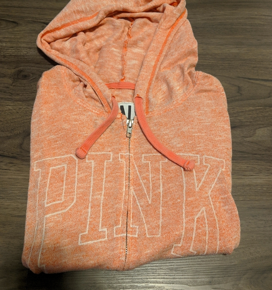 PINK zip up hoodie